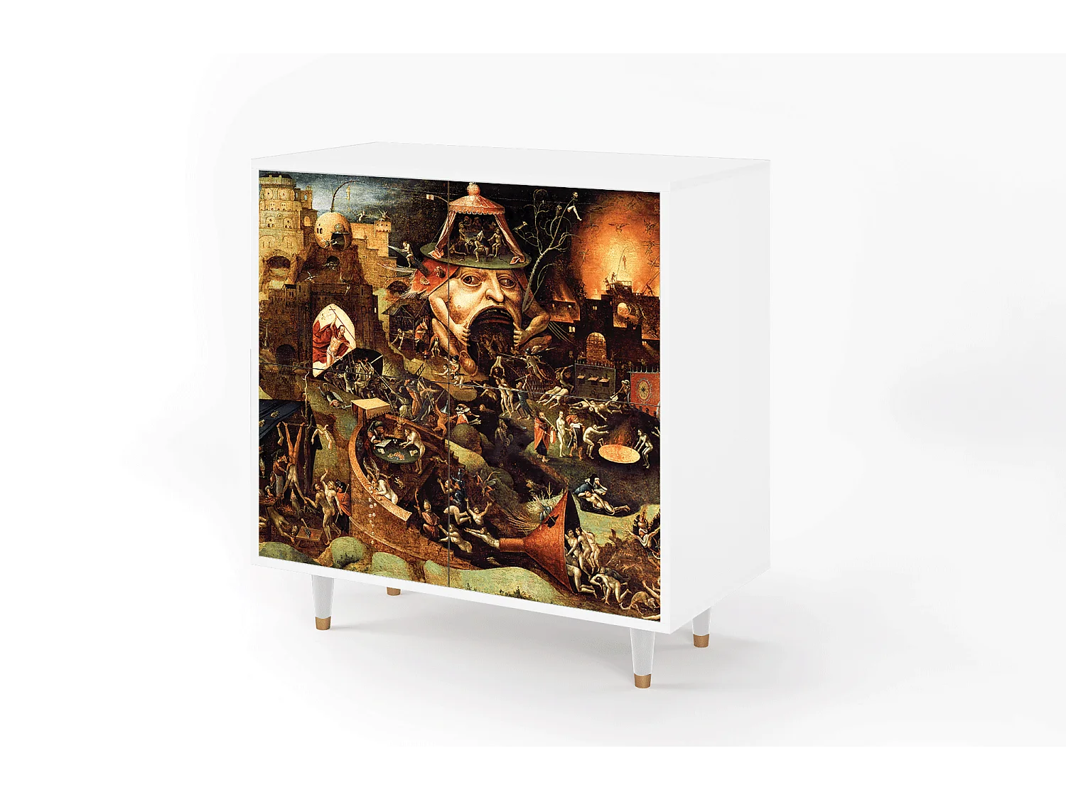 Dressoir - 94x96x48 cm - BS3 - Christ in Limbo, Wit