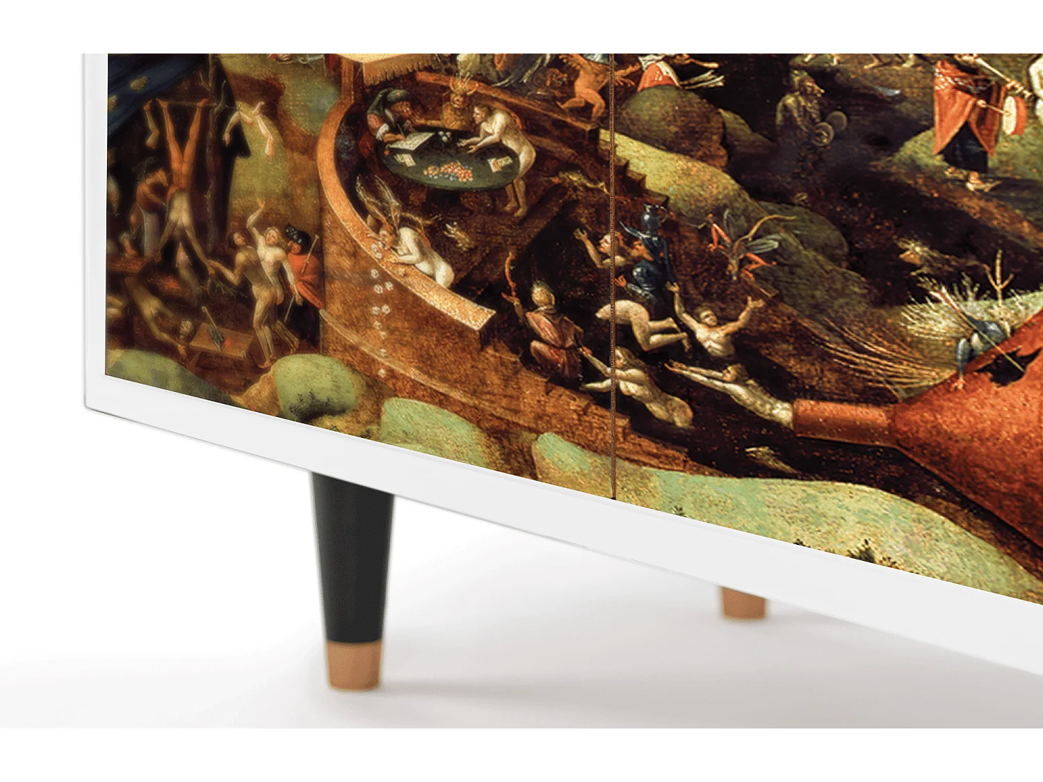 Dressoir - 94x96x48 cm - BS3 - Christ in Limbo, Wit