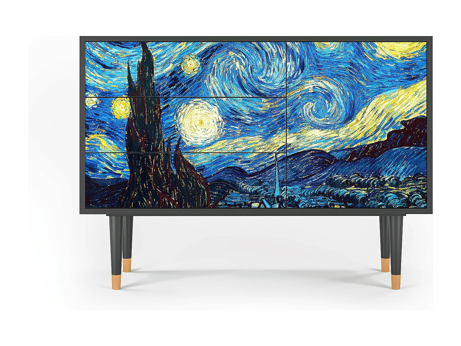 Buffet - 115х84х41 cm - S3 - The Starry Night  , Anthracite