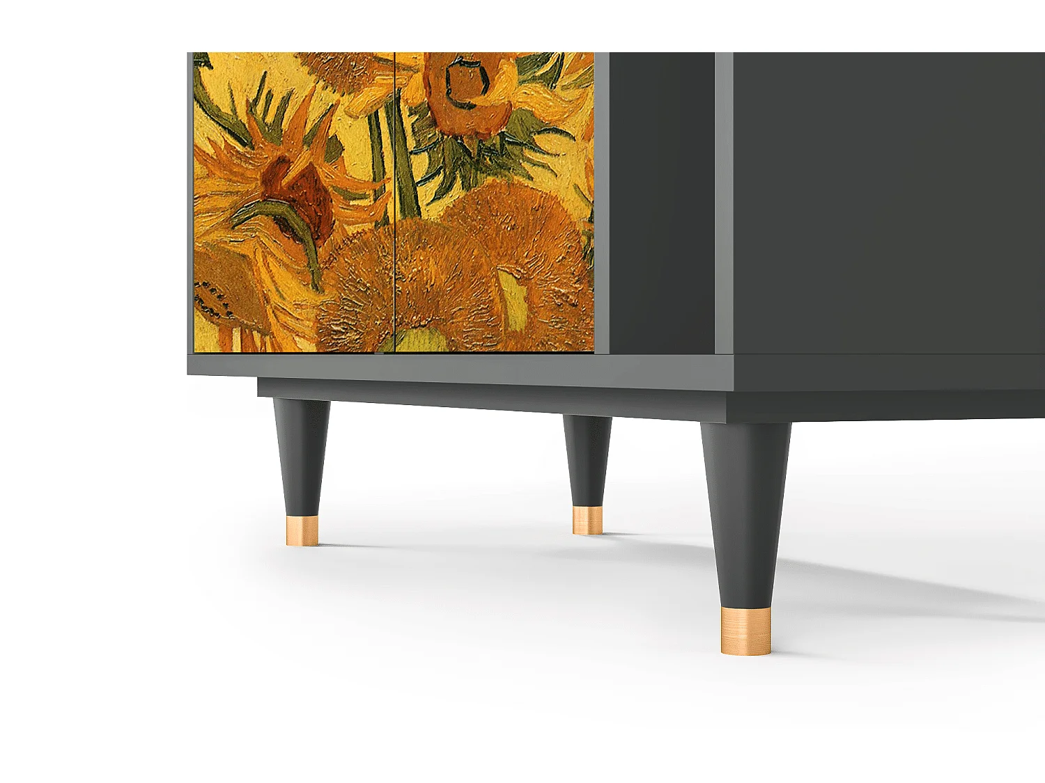 Buffet - 96х110х41 cm - BS6 - Sunflowers, Anthracite