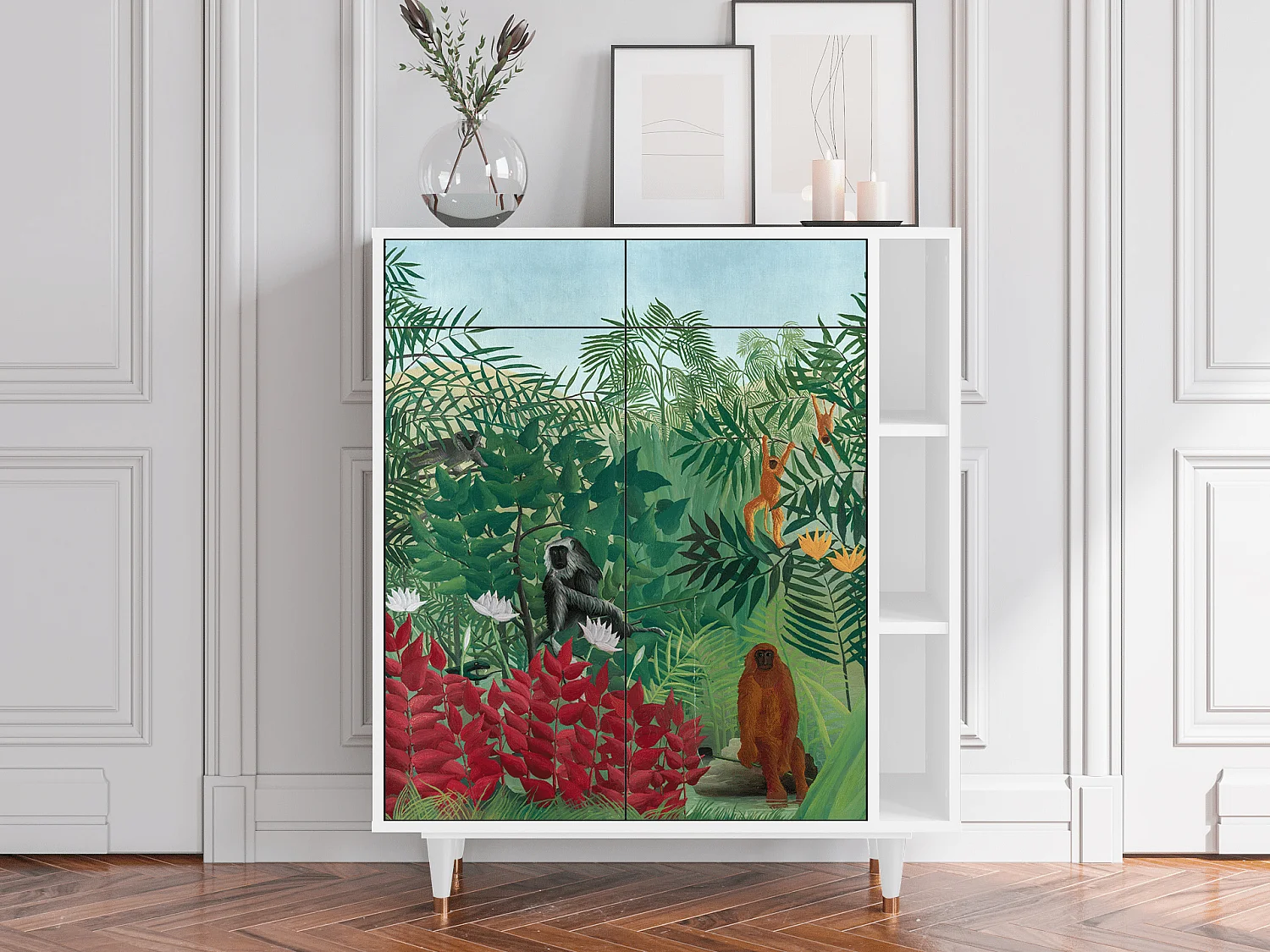 Buffet - 96х110х41 cm - BS6 - Jungles in Paris, Blanc