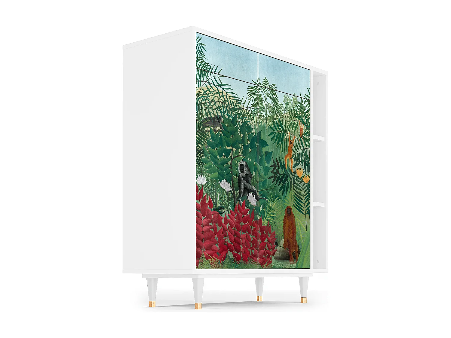 Buffet - 96х110х41 cm - BS6 - Jungles in Paris, Blanc