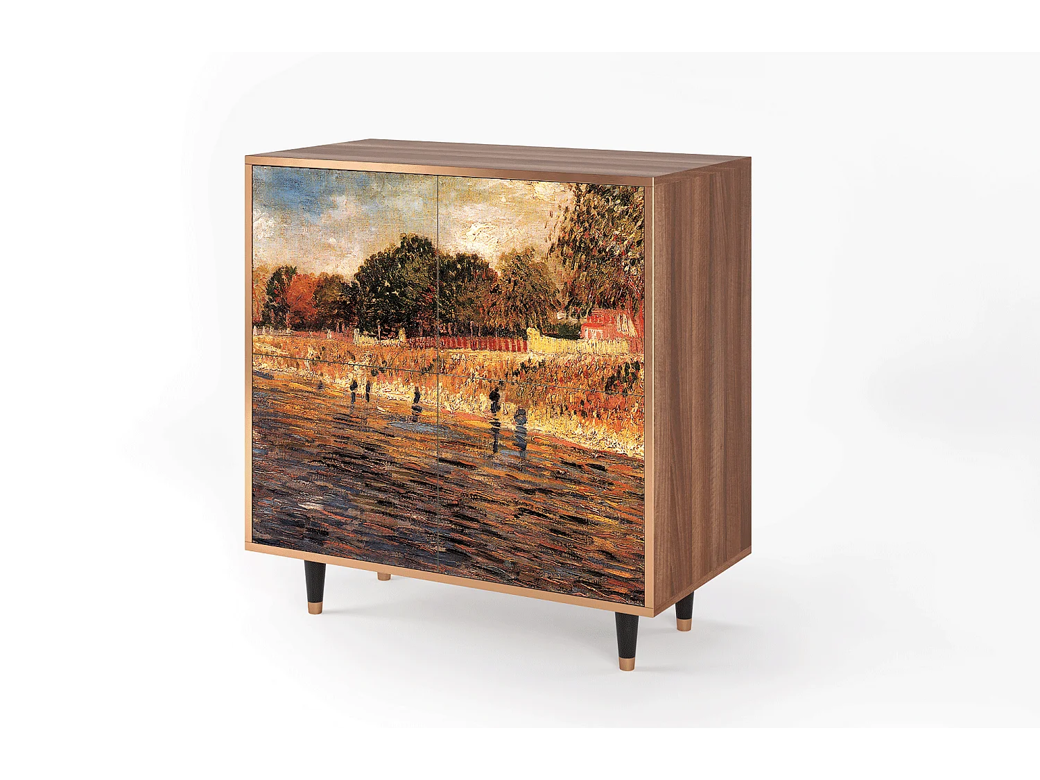Buffet - 94x96x48 cm - BS3 - The Banks, Noyer