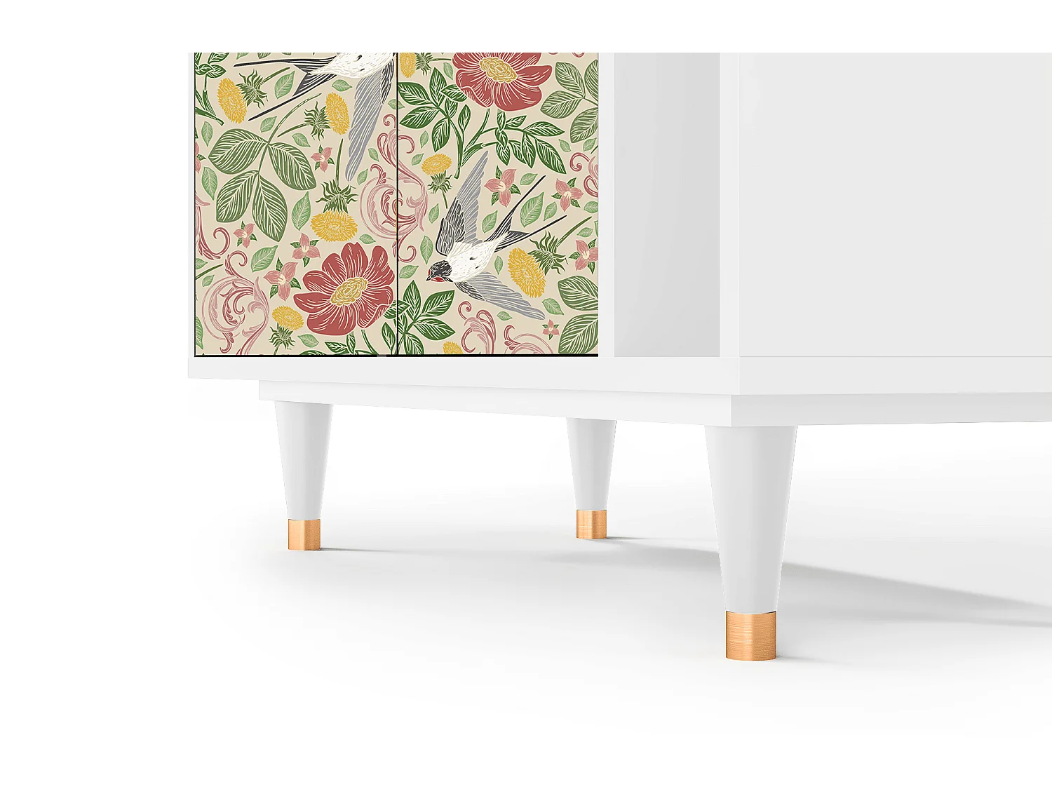 Sideboard - 96х110х41 cm - BS6 - Spring Swallow, Weiß