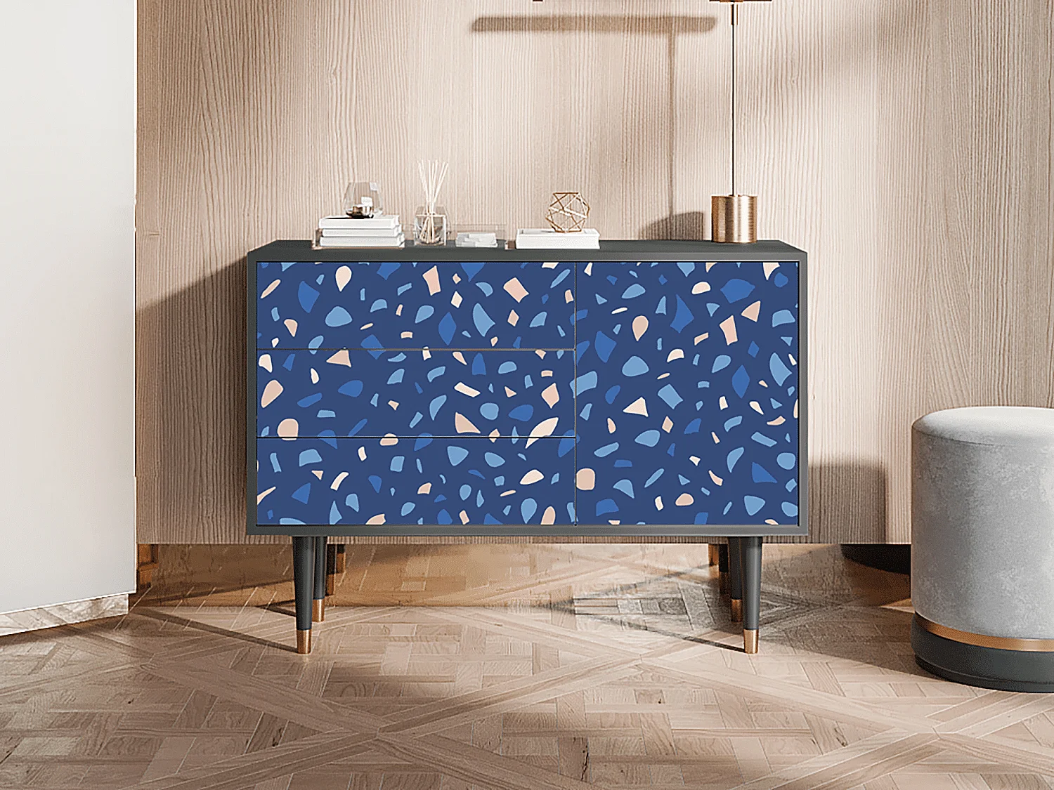 Buffet - 115х84х41 cm - S3 - Soap Whirpool, Anthracite