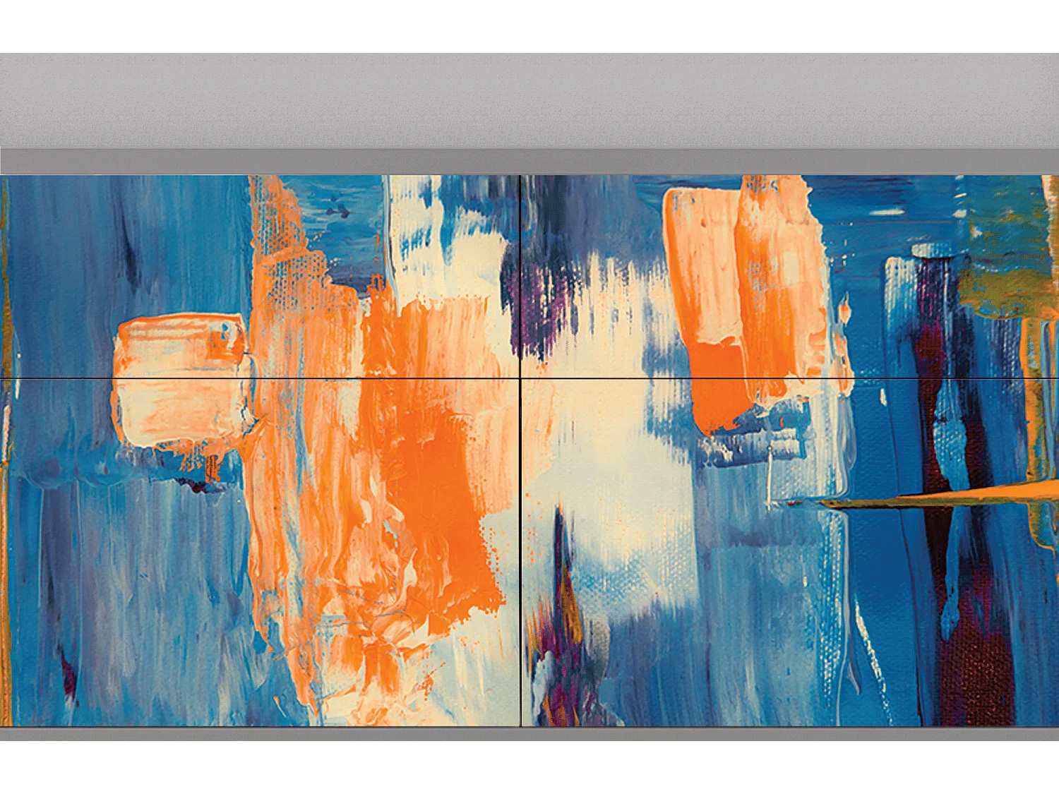 Buffet - 115x85x48 cm - BS4 - Abstract Expressionism, Gris