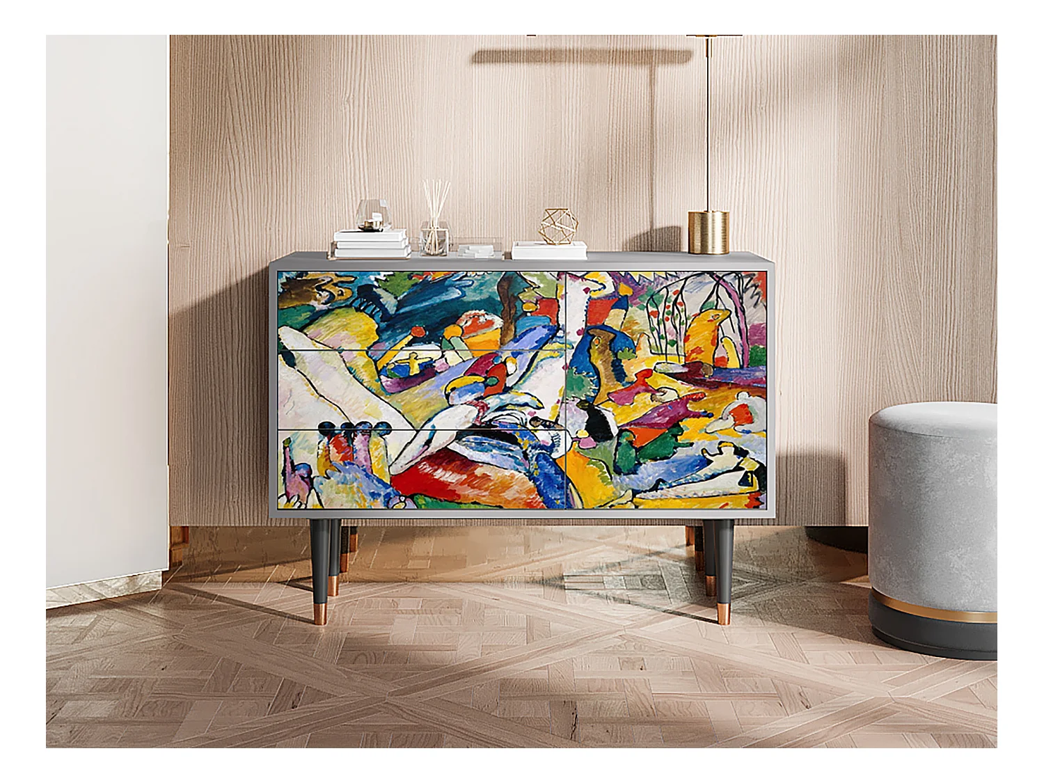 Credenza - 115х84х41 cm - S3 - Improvisation 26  , Grigio