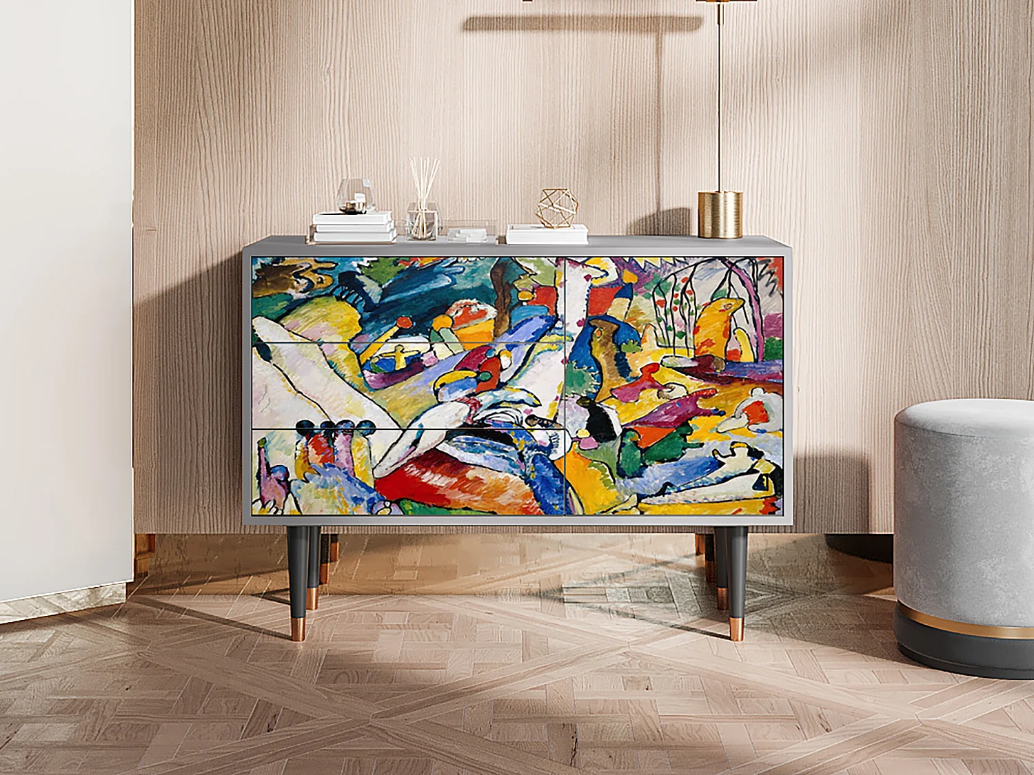 Buffet - 115х84х41 cm - S3 - Improvisation 26  , Gris