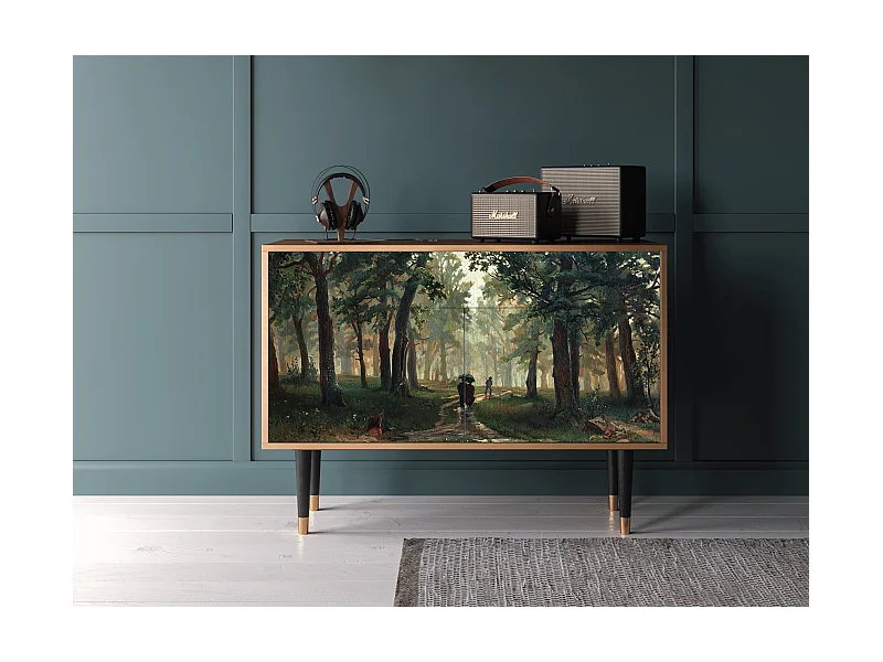 Buffet - 115x85x48 cm - BS4 -  Rain in the Oak Forest, Noyer