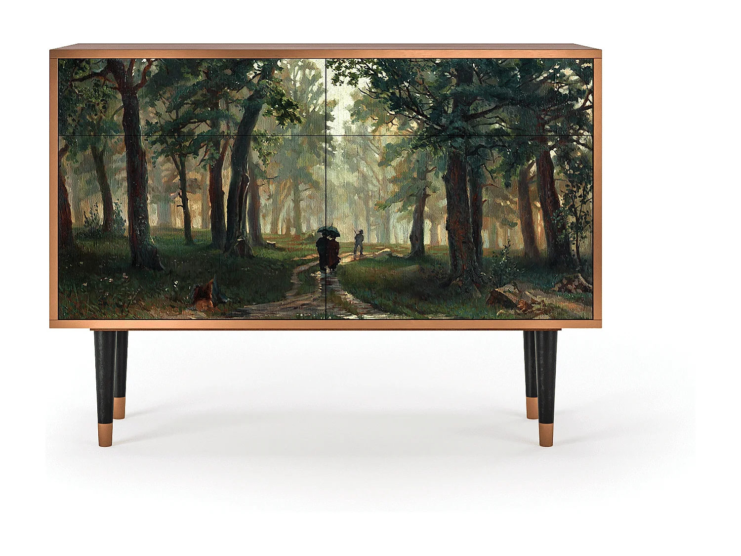 Sideboard - 115x85x48 cm - BS4 -  Rain in the Oak Forest, Walnuss