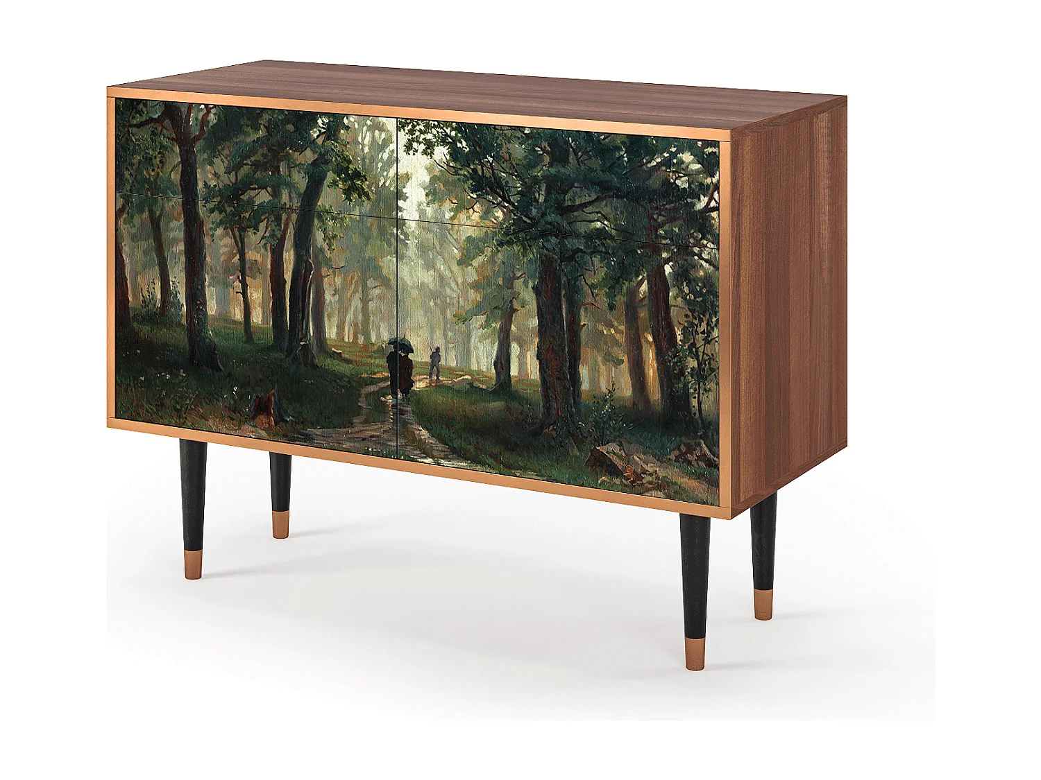 Buffet - 115x85x48 cm - BS4 -  Rain in the Oak Forest, Noyer