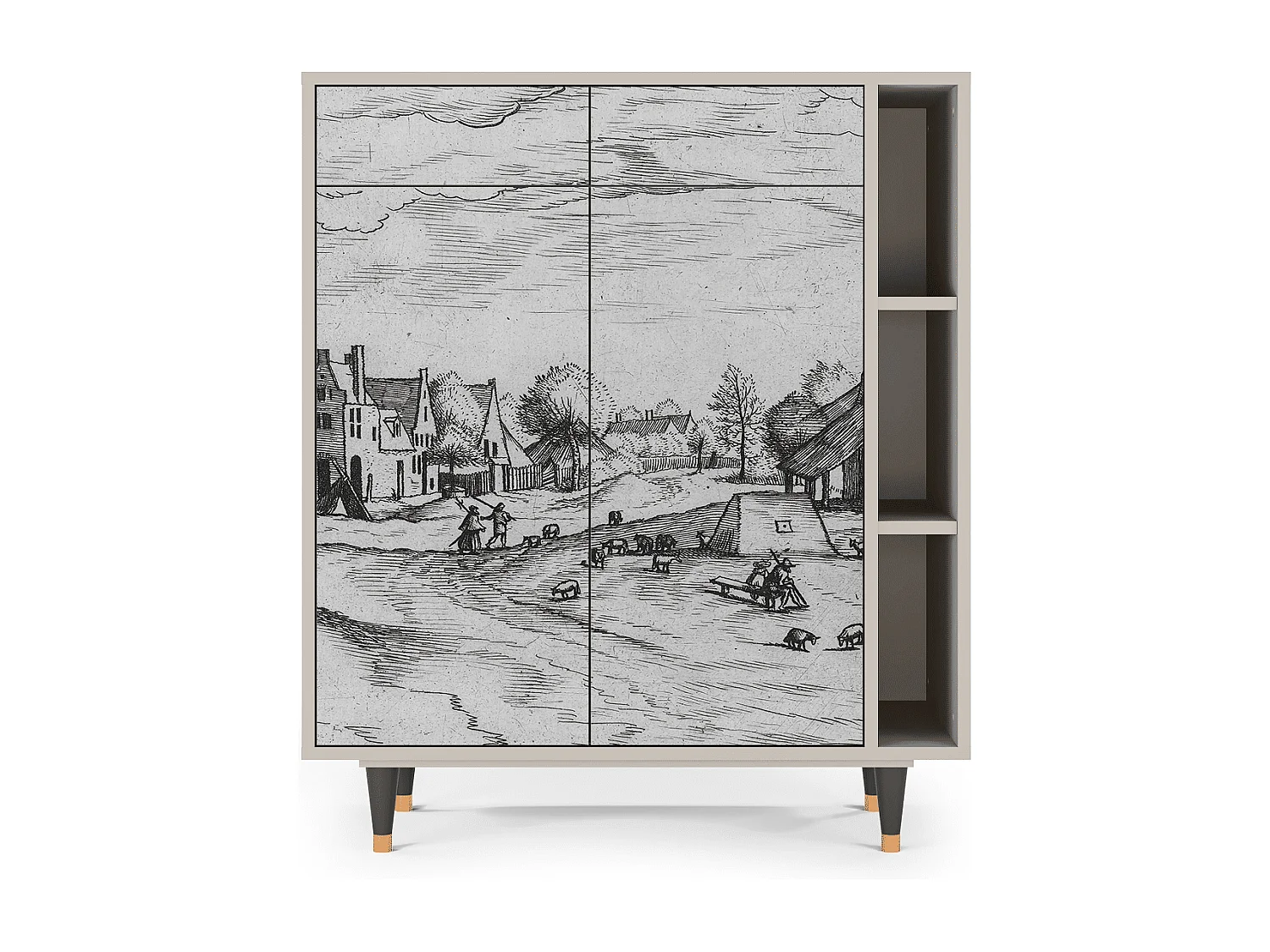 Aparador - 96х110х41 cm - BS6 - Country Village, Arena