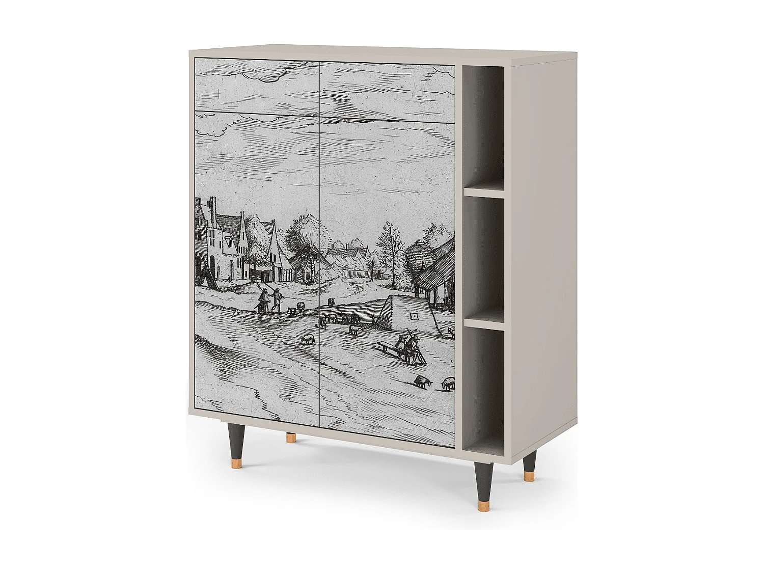 Aparador - 96х110х41 cm - BS6 - Country Village, Arena