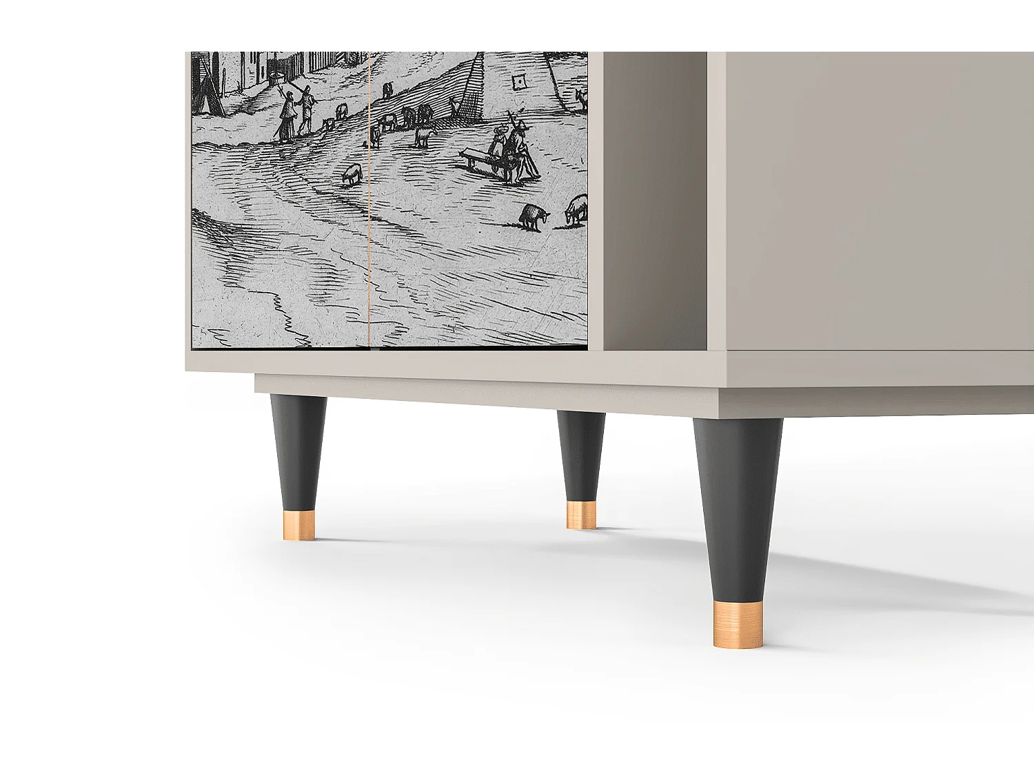 Aparador - 96х110х41 cm - BS6 - Country Village, Arena