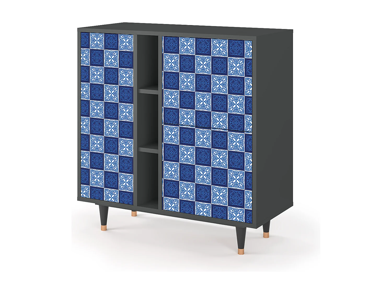 Sideboard - 94х96х41 cm - BS5 - Light Path, Anthrazit