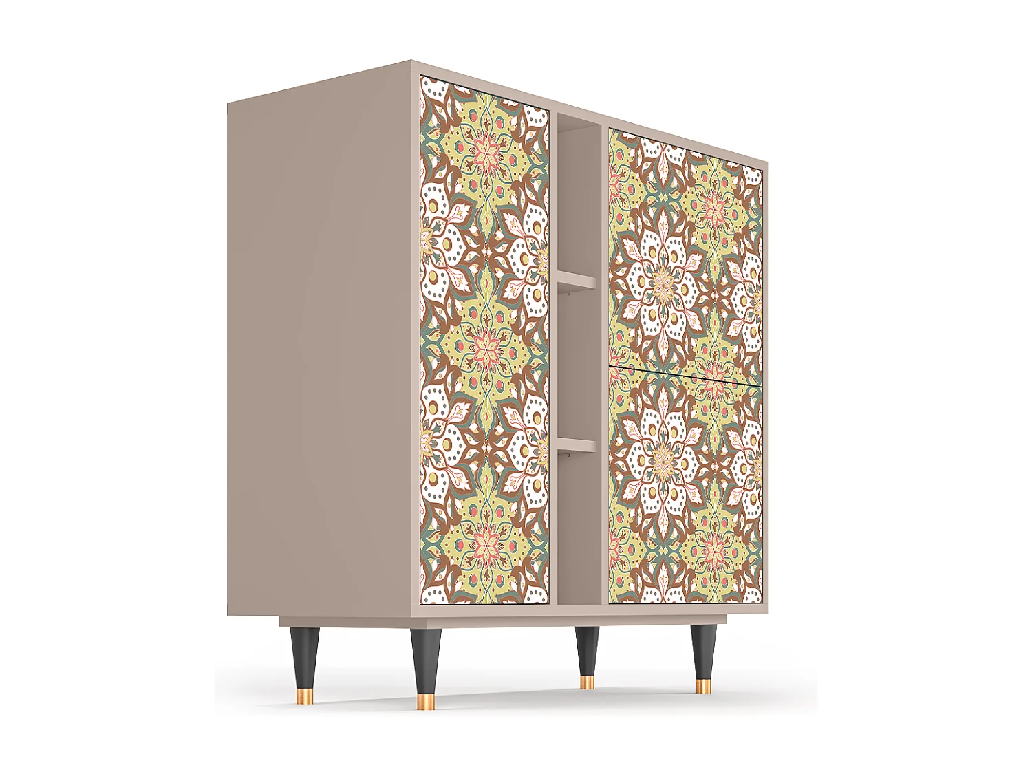 Credenza - 94х96х41 cm - BS5 - Chinese Tea, Latte