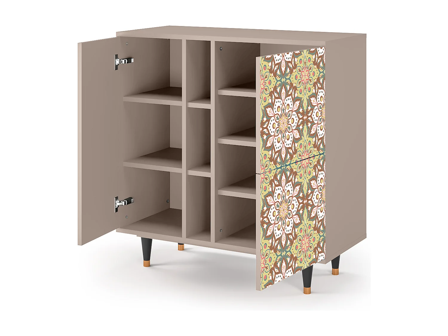 Credenza - 94х96х41 cm - BS5 - Chinese Tea, Latte