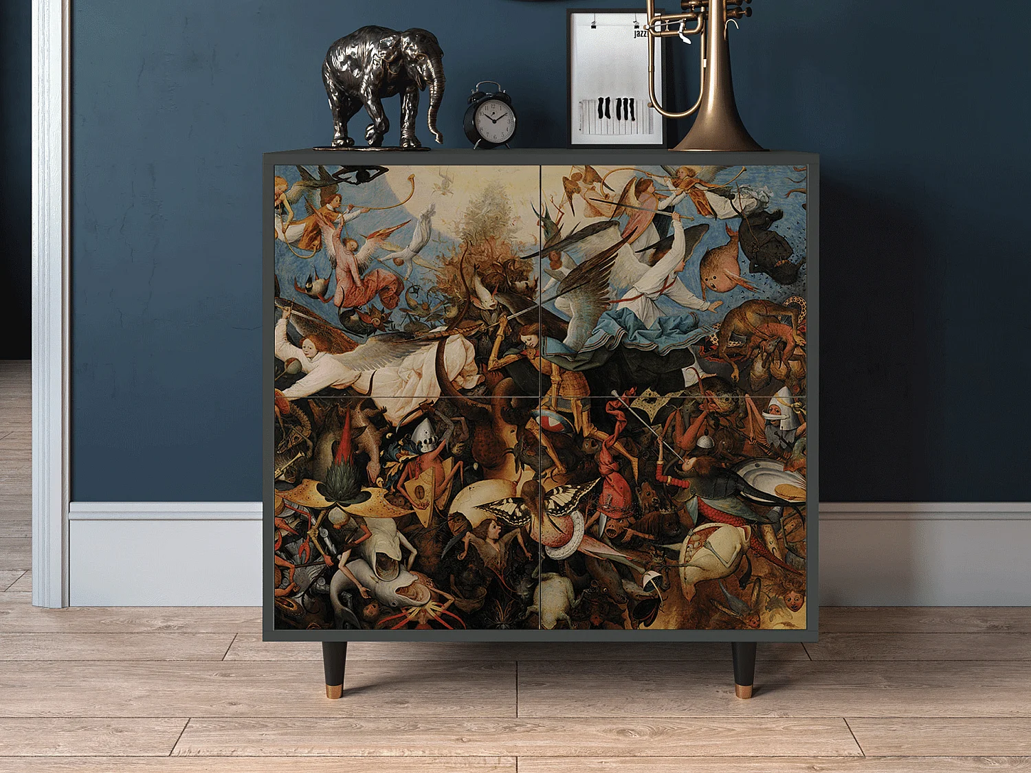 Buffet - 94x96x48 cm - BS3 - The Fall, Anthracite