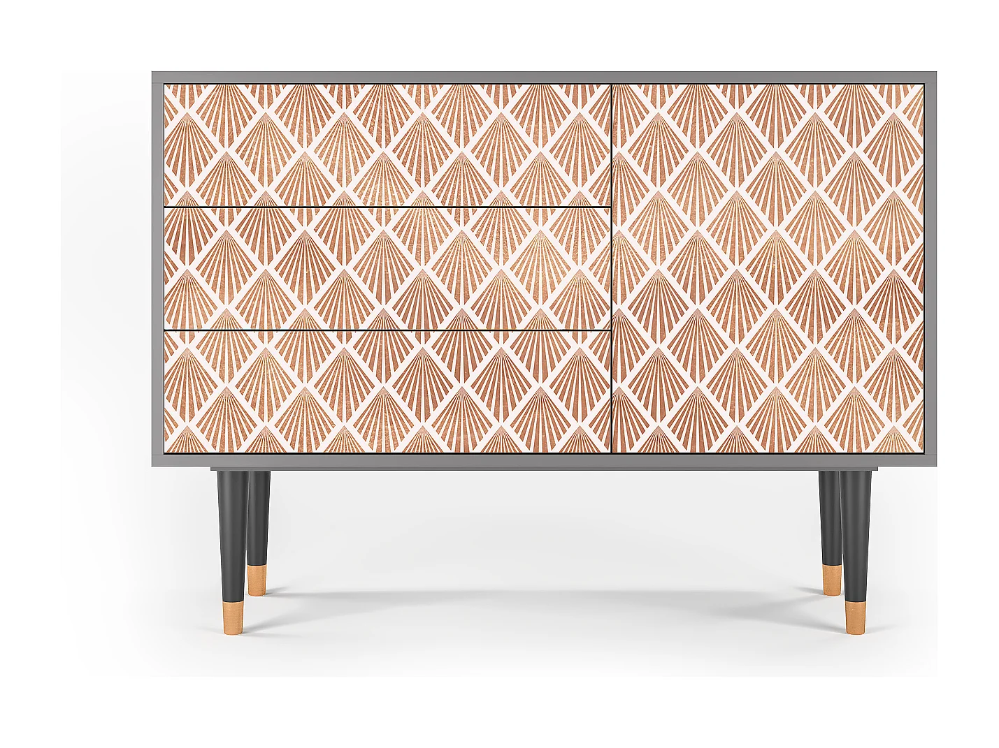 Credenza - 115х84х41 cm - S3 - Pastel Sunrise, Grigio