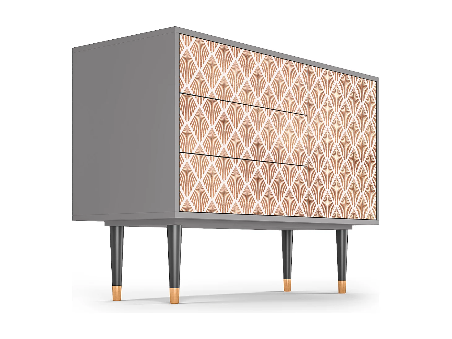 Credenza - 115х84х41 cm - S3 - Pastel Sunrise, Grigio