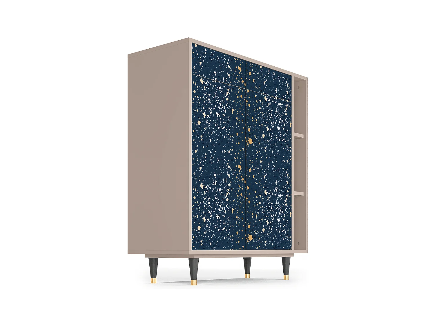 Kredens - 96х110х41 cm - BS6 - Starfall, Latte