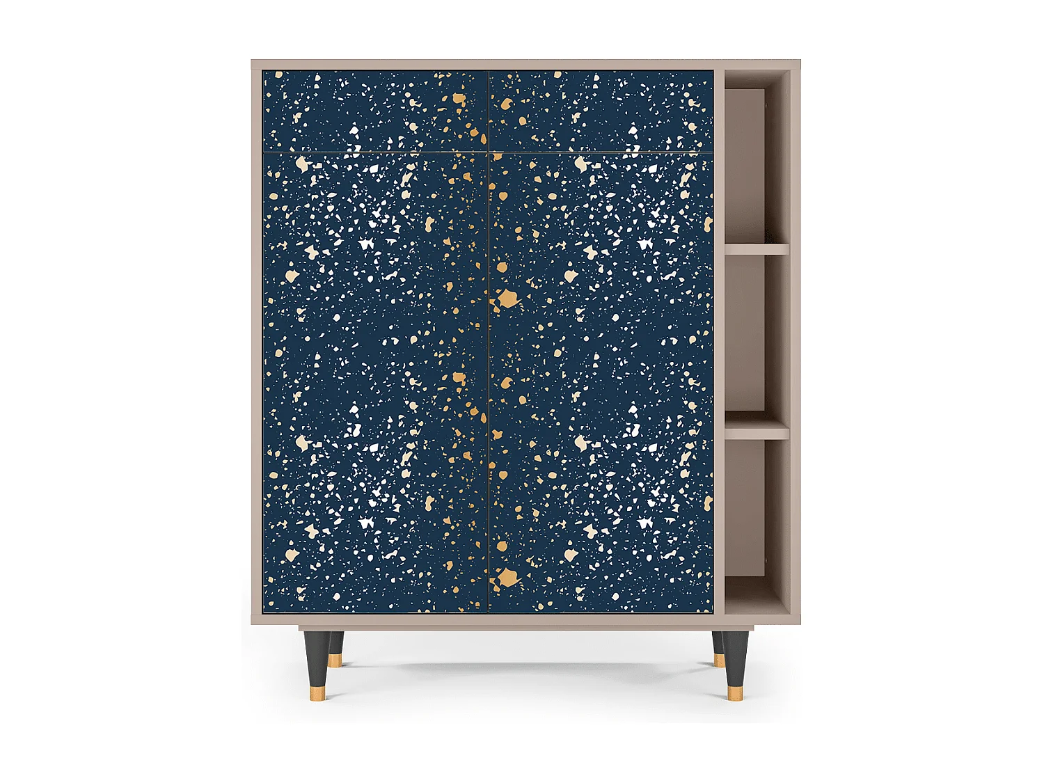 Kredens - 96х110х41 cm - BS6 - Starfall, Latte