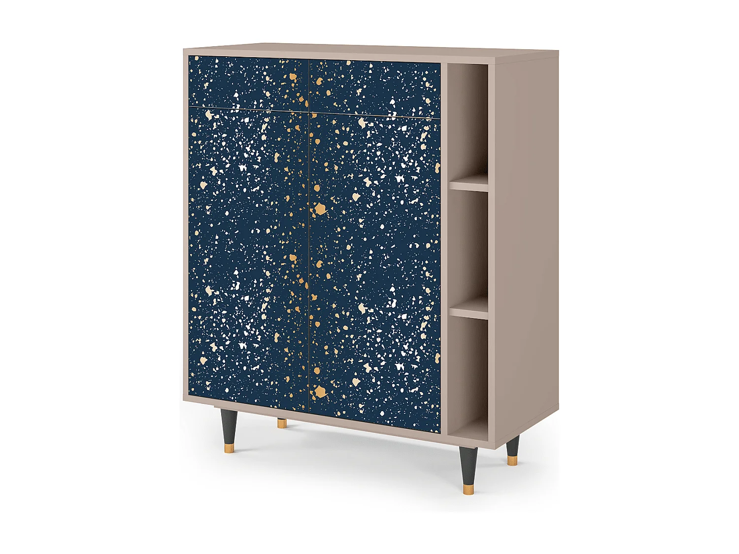 Kredens - 96х110х41 cm - BS6 - Starfall, Latte