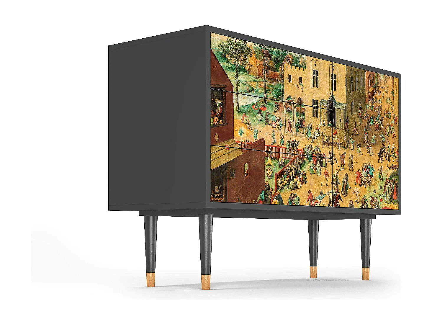 Credenza - 115х84х41 cm - S3 - Children Games, Antracite