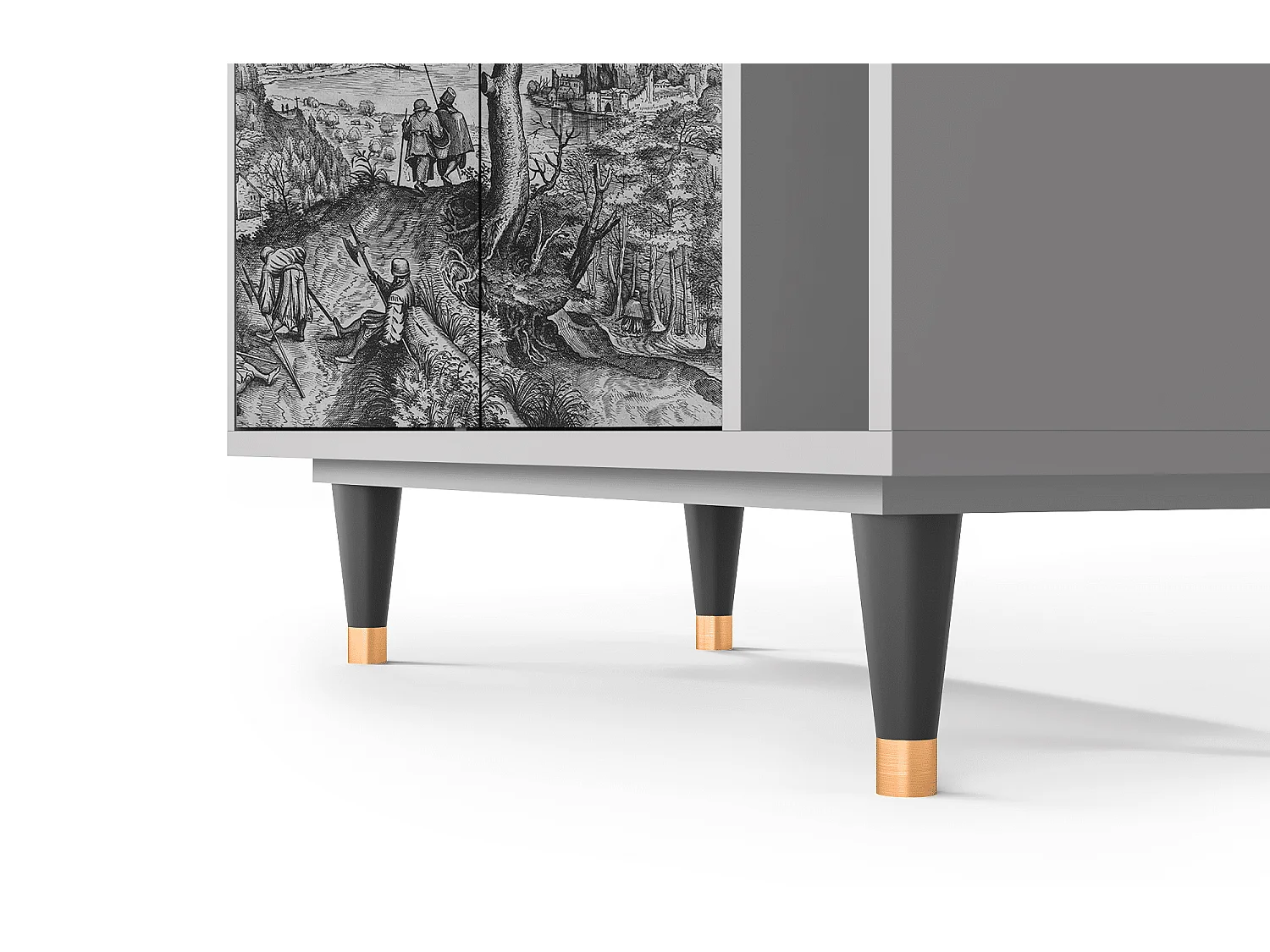 Buffet - 96х110х41 cm - BS6 - Milites Requiescentes, Gris