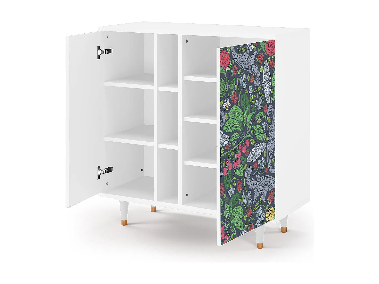 Buffet - 94х96х41 cm - BS5 - Summer Berries, Blanc