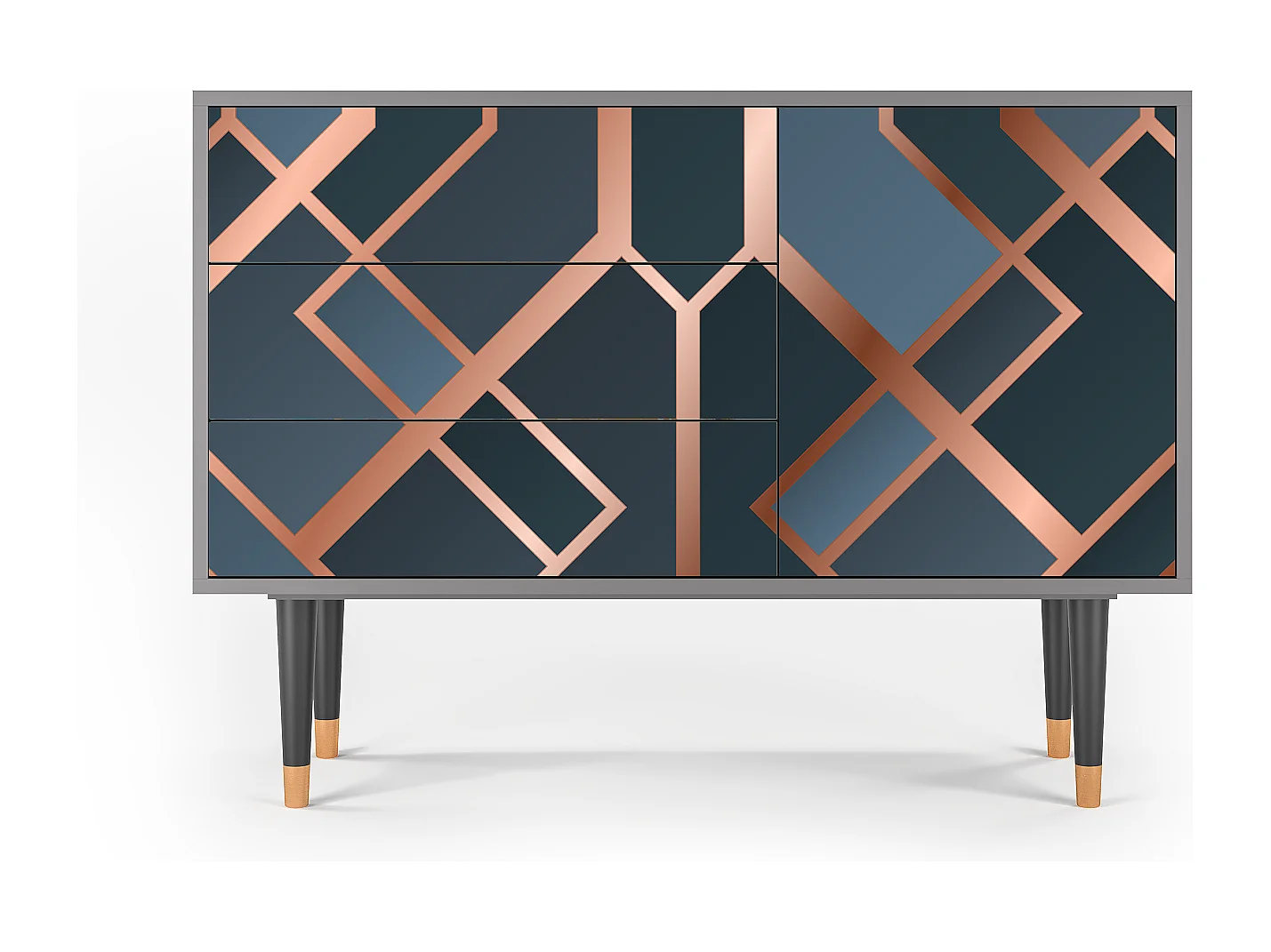 Credenza - 115х84х41 cm - S3 - Ashy 1920', Grigio