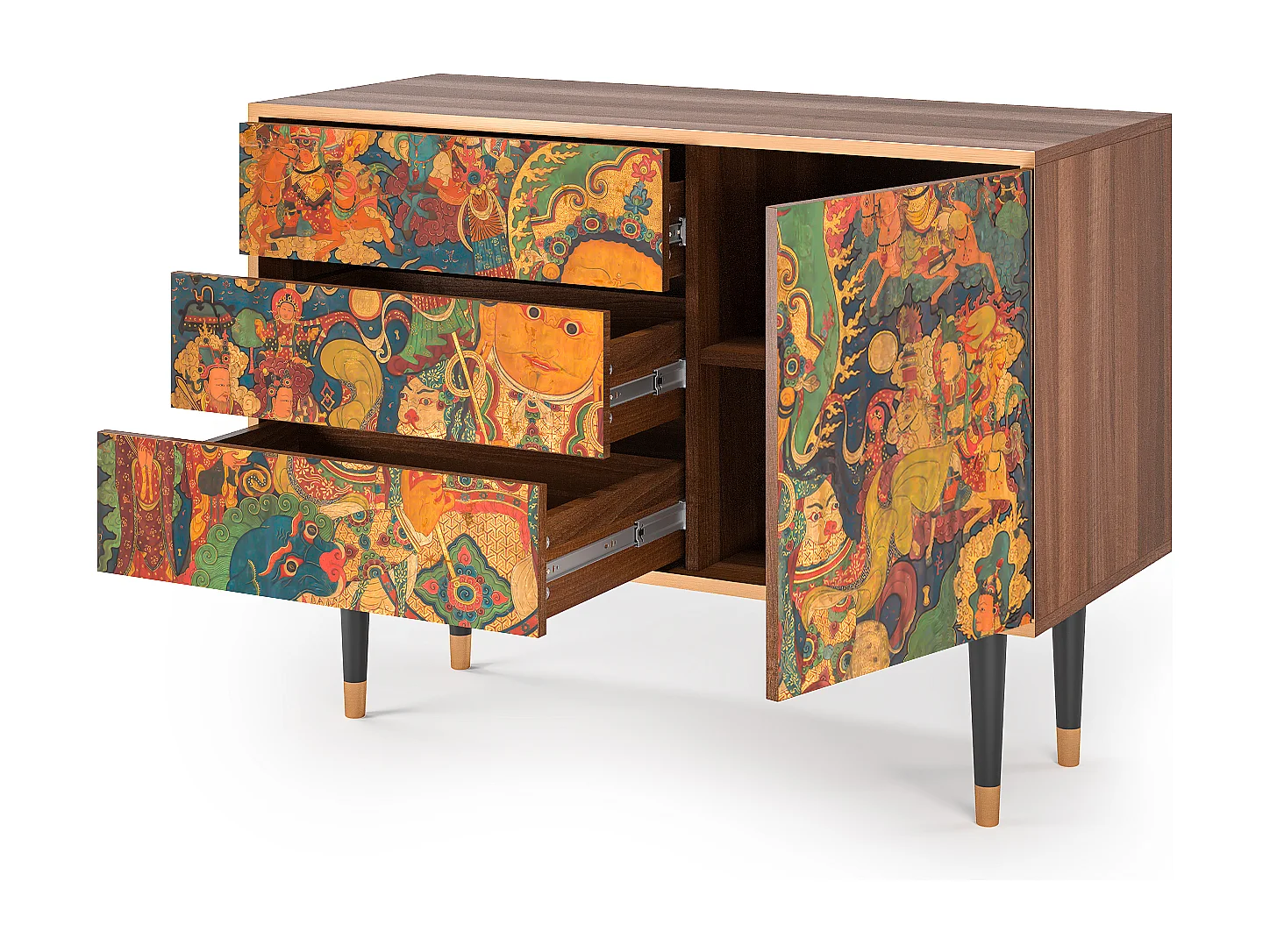 Sideboard - 115х84х41 cm - S3 - God by Vaisravana , Walnuss