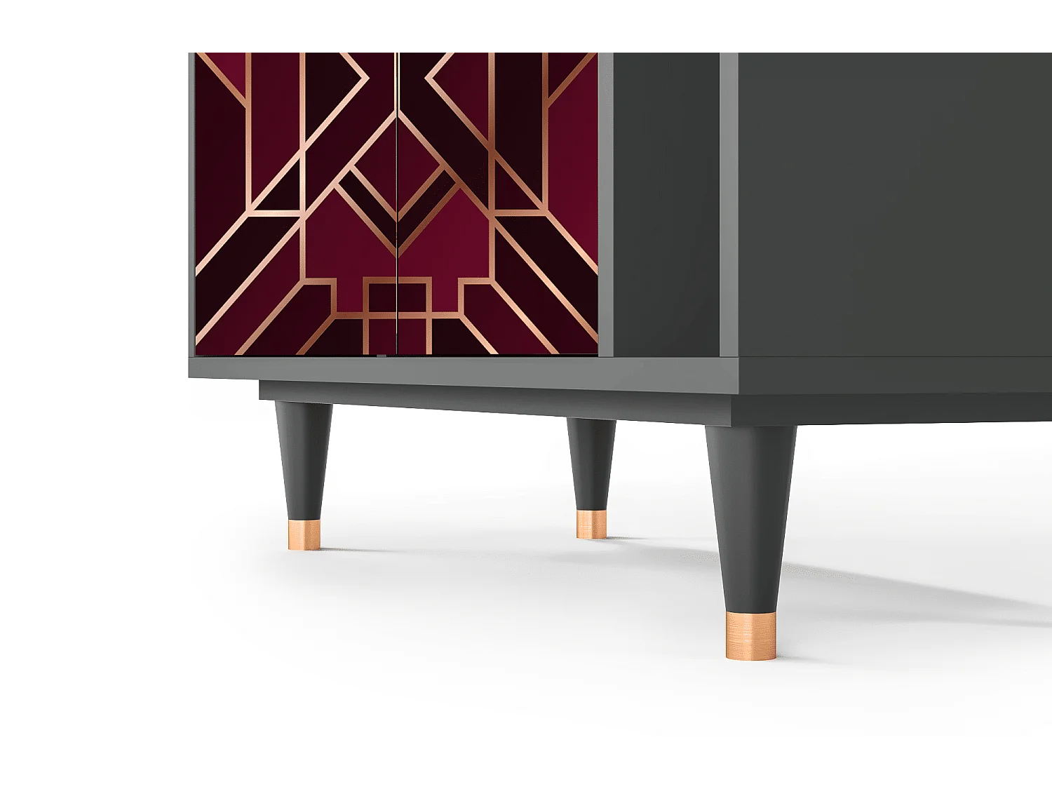 Dressoir - 96х110х41 cm - BS6 - Burgundy Jewelery, Antraciet