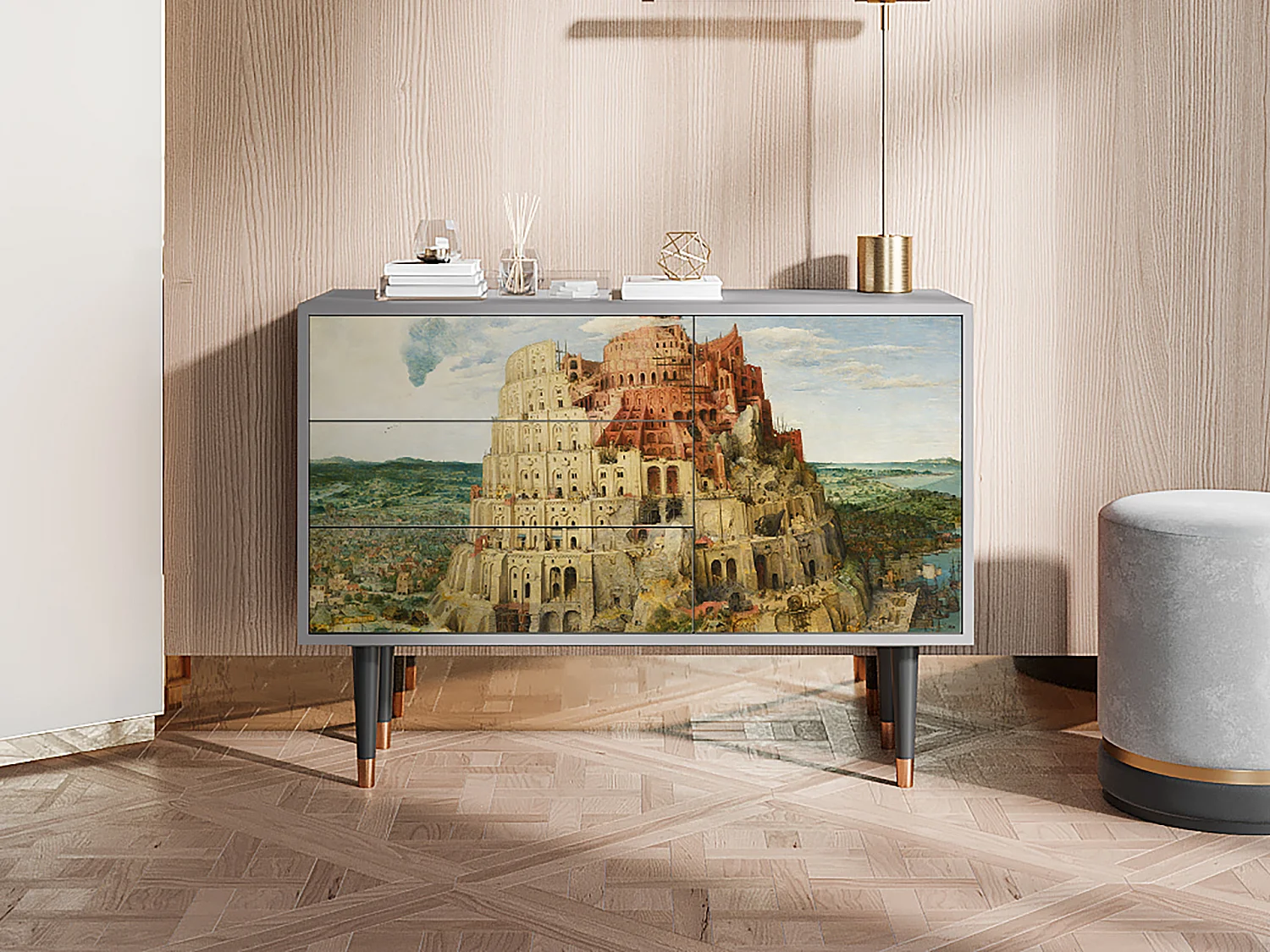 Buffet - 115х84х41 cm - S3 - Elder The Tower, Gris