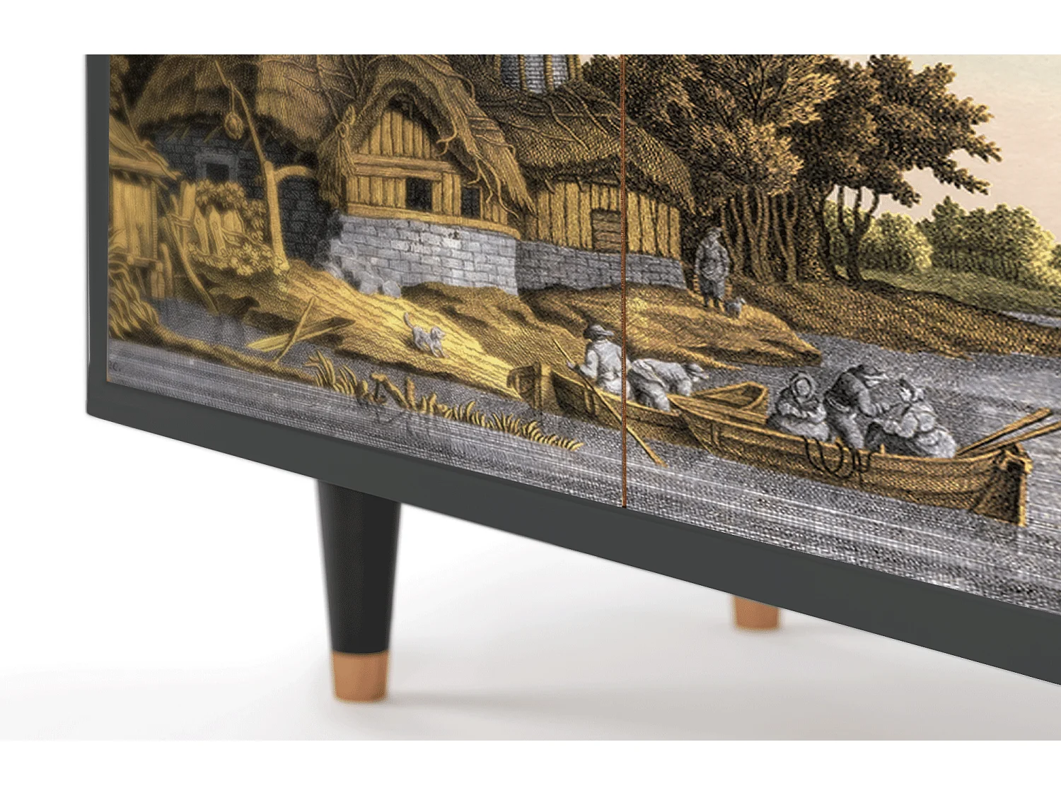 Credenza - 94x96x48 cm - BS3 - Mill along a River, Antracite