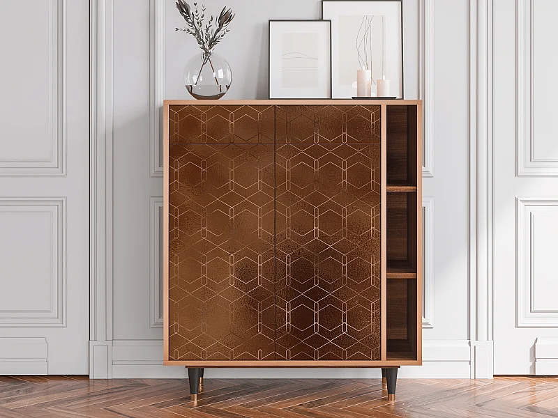 Sideboard - 96х110х41 cm - BS6 - Chocolate Bar, Walnuss