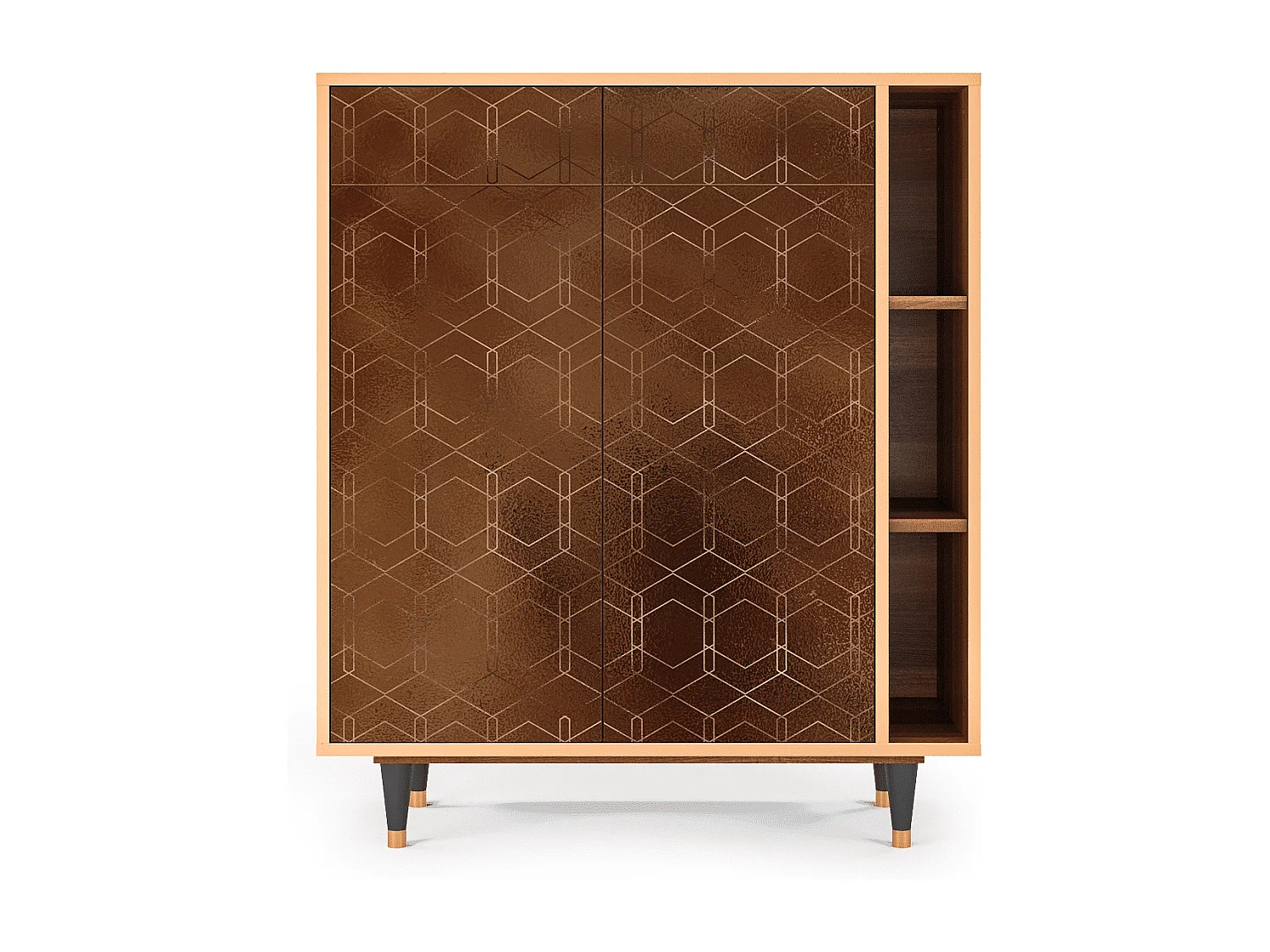 Credenza - 96х110х41 cm - BS6 - Chocolate Bar, Noce
