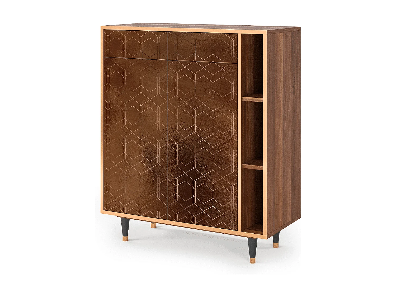 Credenza - 96х110х41 cm - BS6 - Chocolate Bar, Noce