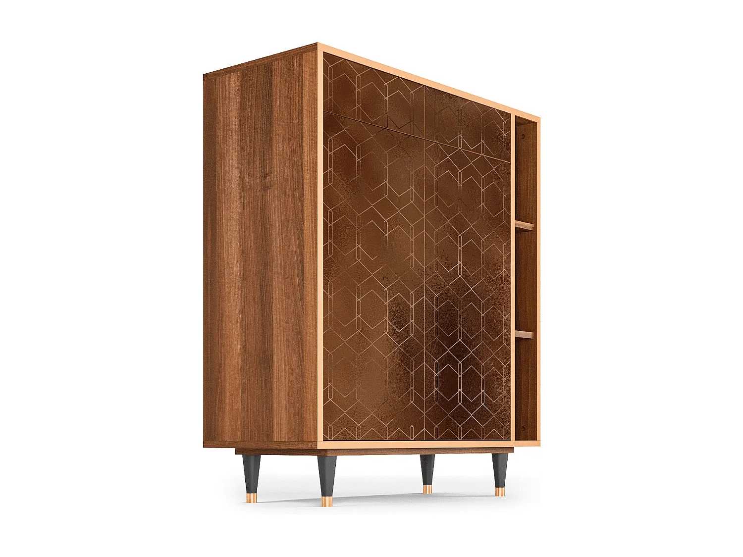 Credenza - 96х110х41 cm - BS6 - Chocolate Bar, Noce