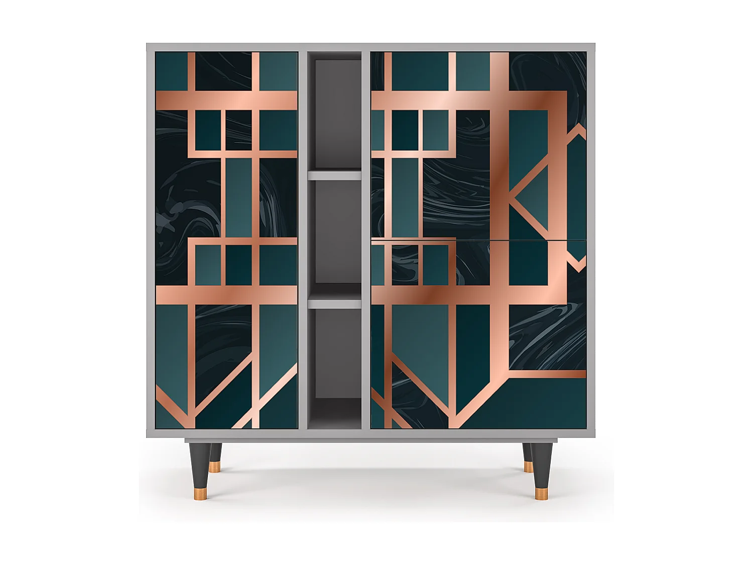 Buffet - 94х96х41 cm - BS5 - Emerald Metro, Gris