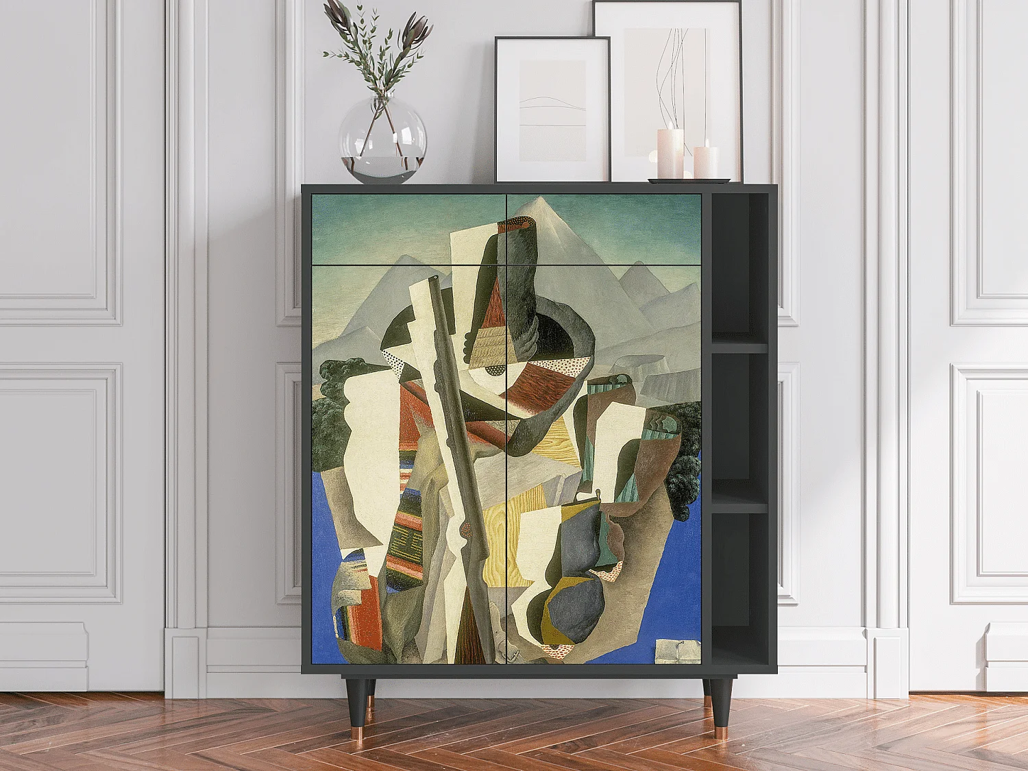 Buffet - 96х110х41 cm - BS6 - The Cubist Paintings , Anthracite