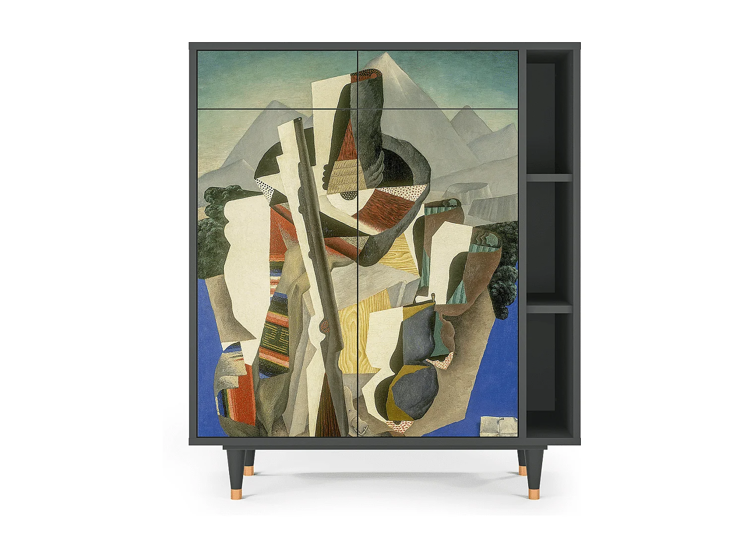 Buffet - 96х110х41 cm - BS6 - The Cubist Paintings , Anthracite