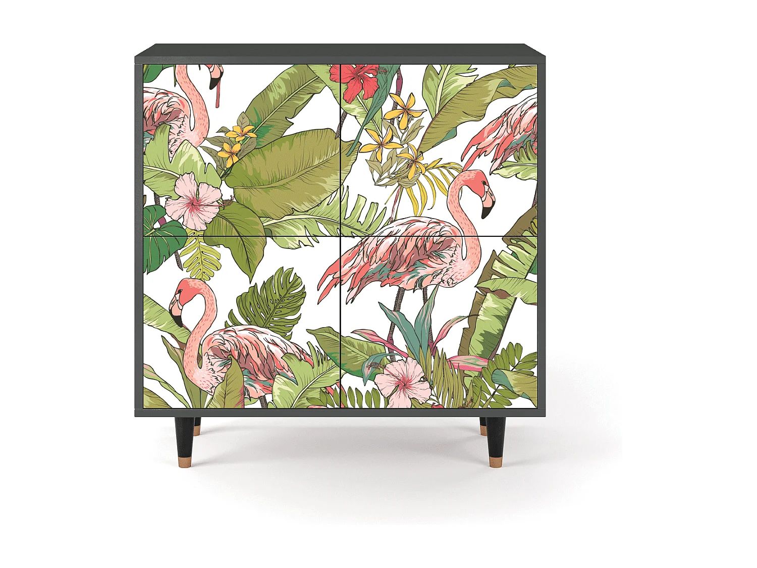 Buffet - 94x96x48 cm - BS3 - Sweet Flamingo, Anthracite