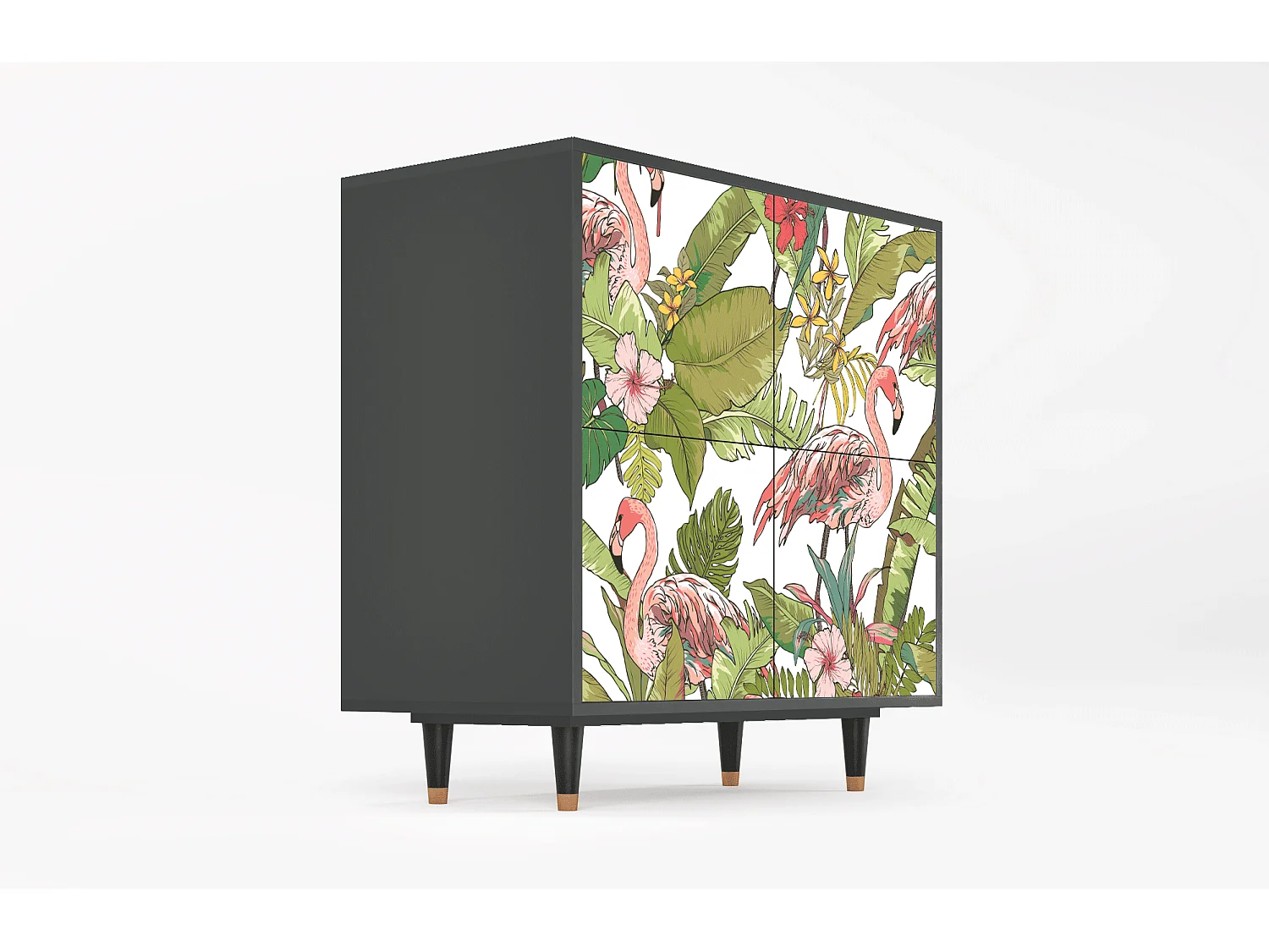Buffet - 94x96x48 cm - BS3 - Sweet Flamingo, Anthracite
