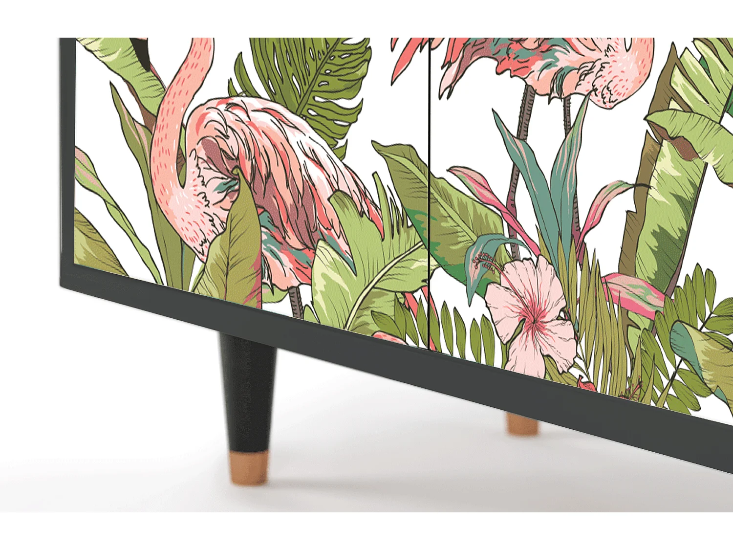 Buffet - 94x96x48 cm - BS3 - Sweet Flamingo, Anthracite