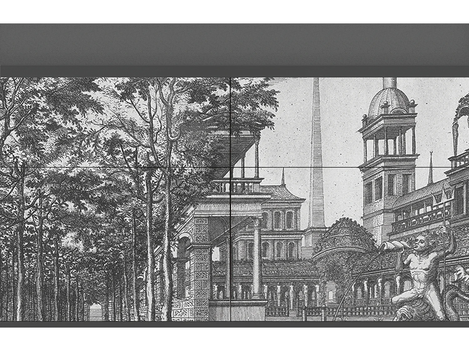 Buffet - 115x85x48 cm - BS4 - View of the Piazza, Anthracite