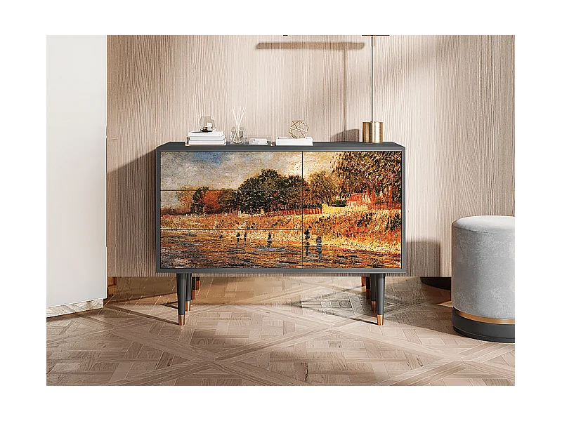 Buffet - 115х84х41 cm - S3 - The Banks, Anthracite