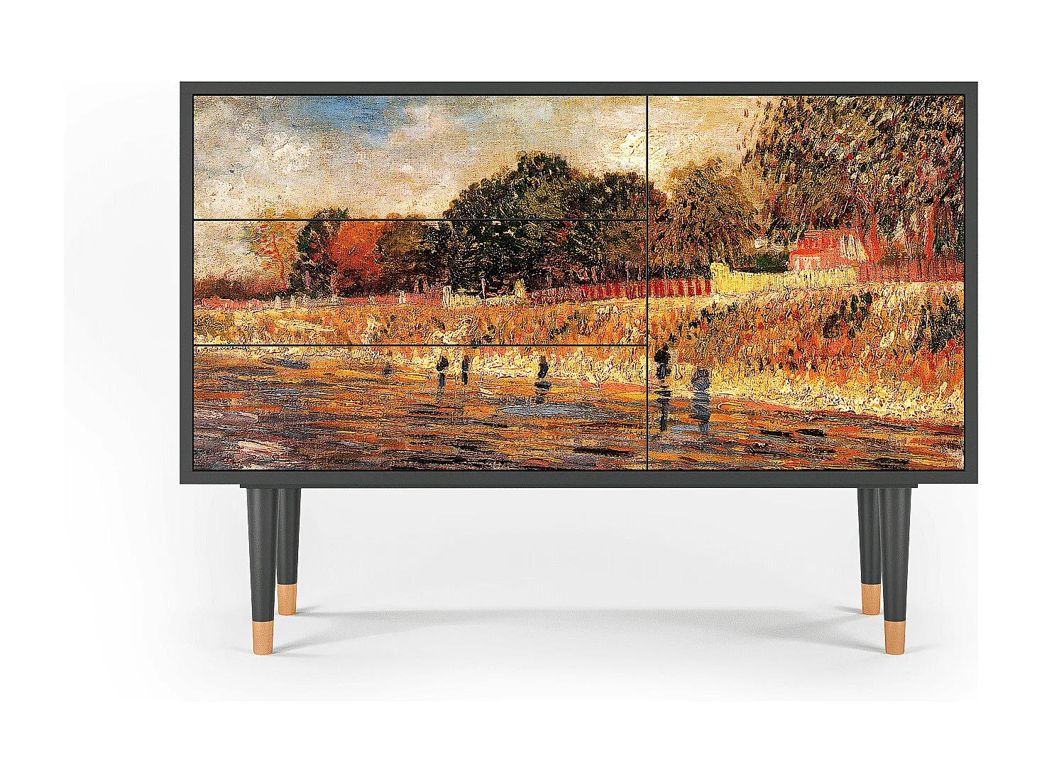 Buffet - 115х84х41 cm - S3 - The Banks, Anthracite