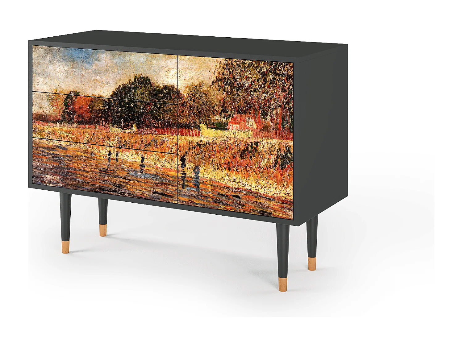 Buffet - 115х84х41 cm - S3 - The Banks, Anthracite