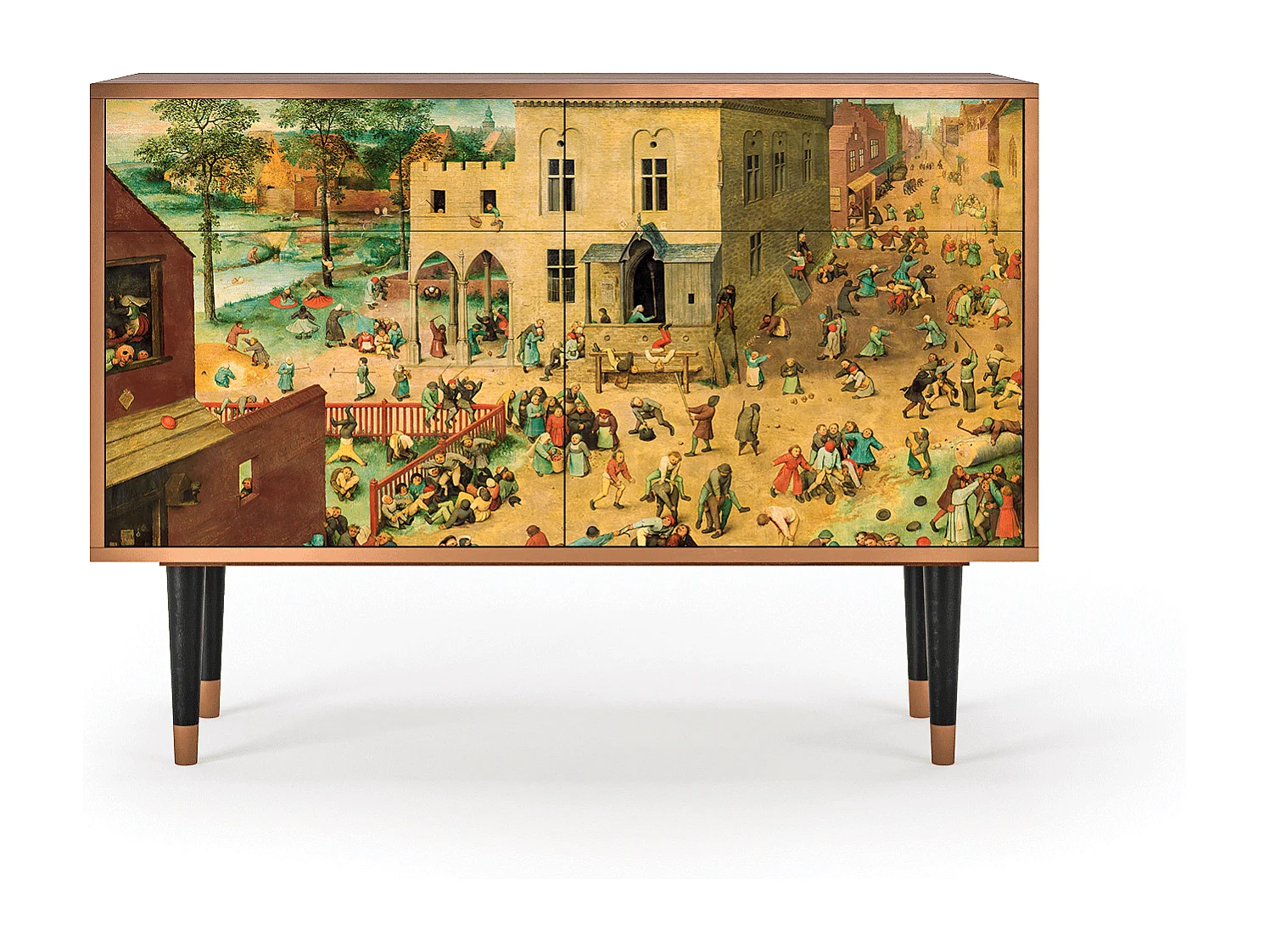 Credenza - 115x85x48 cm - BS4 - Children Games, Noce